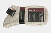 Damen-Socke mit Leinen